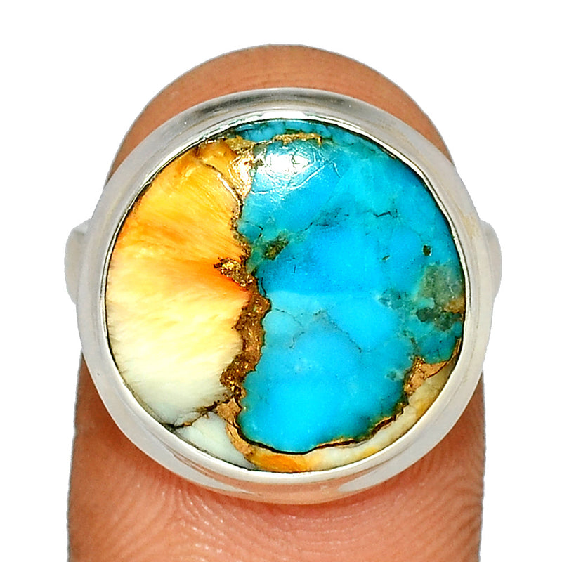 Spiny Oyster Arizona Turquoise Ring - SOTR1443