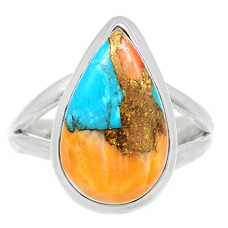 Spiny Oyster Arizona Turquoise Ring - SOTR1510