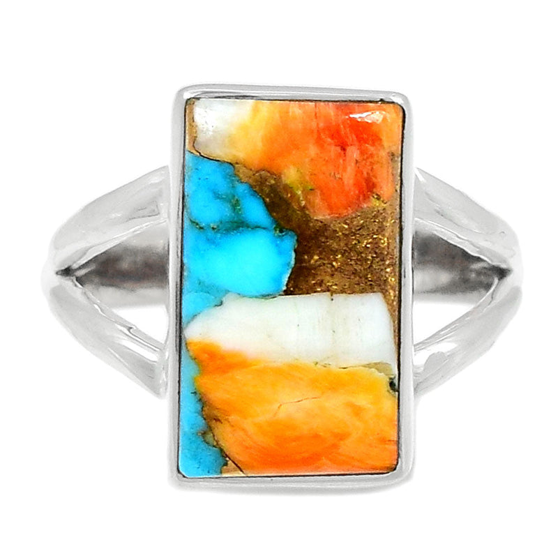 Spiny Oyster Arizona Turquoise Ring - SOTR1512