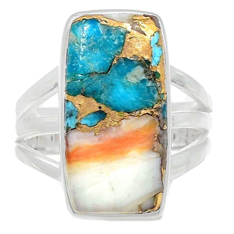 Spiny Oyster Arizona Turquoise Ring - SOTR1514