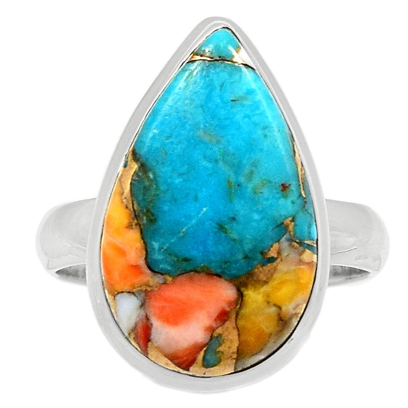Spiny Oyster Arizona Turquoise Ring - SOTR1520