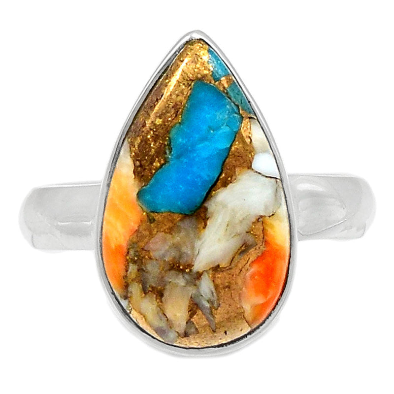 Spiny Oyster Arizona Turquoise Ring - SOTR1523