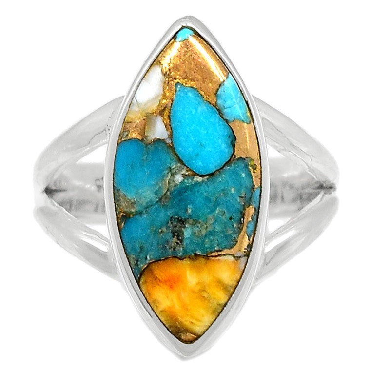 Spiny Oyster Arizona Turquoise Ring - SOTR1531