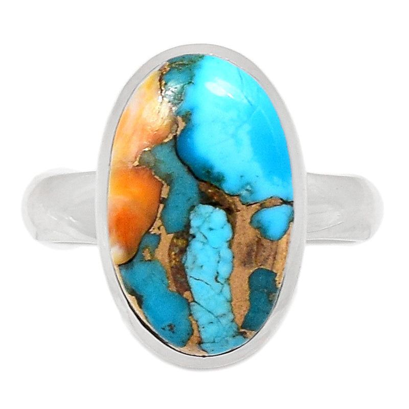 Spiny Oyster Arizona Turquoise Ring - SOTR1536