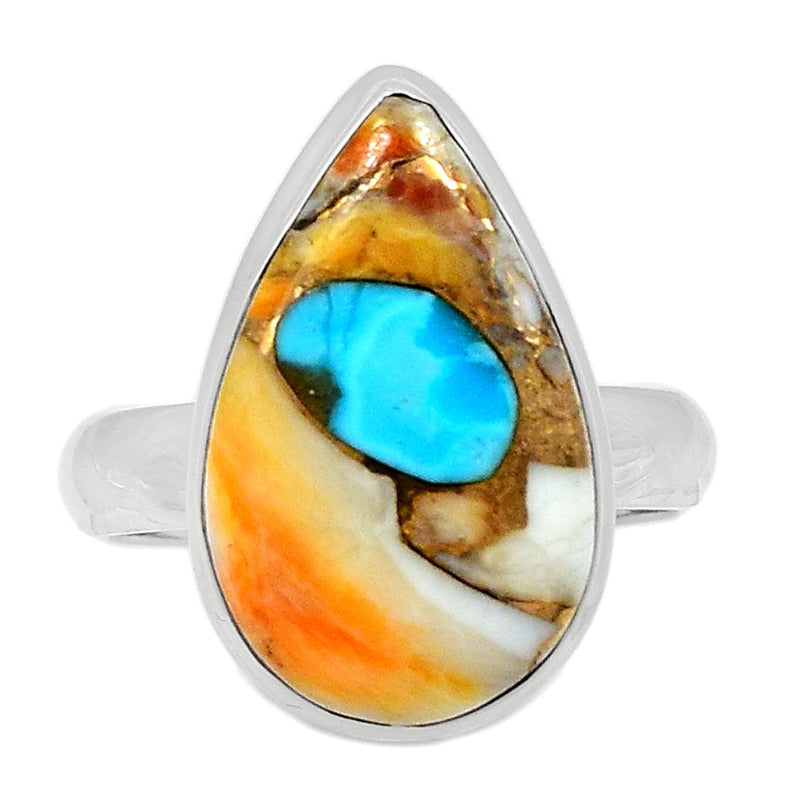 Spiny Oyster Arizona Turquoise Ring - SOTR1545