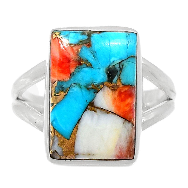 Spiny Oyster Arizona Turquoise Ring - SOTR1553