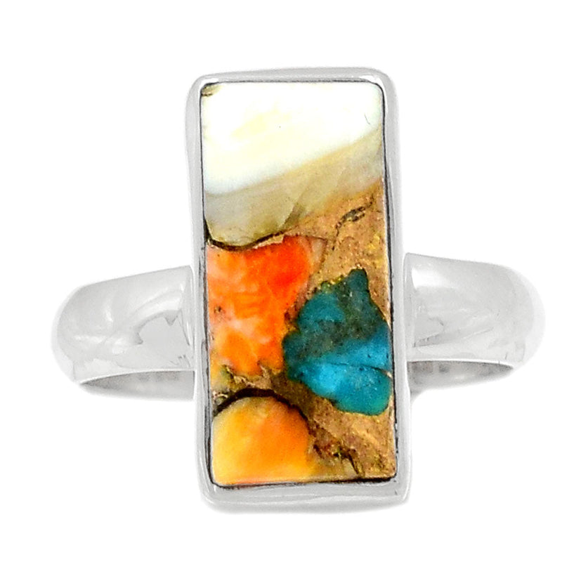 Spiny Oyster Arizona Turquoise Ring - SOTR1555