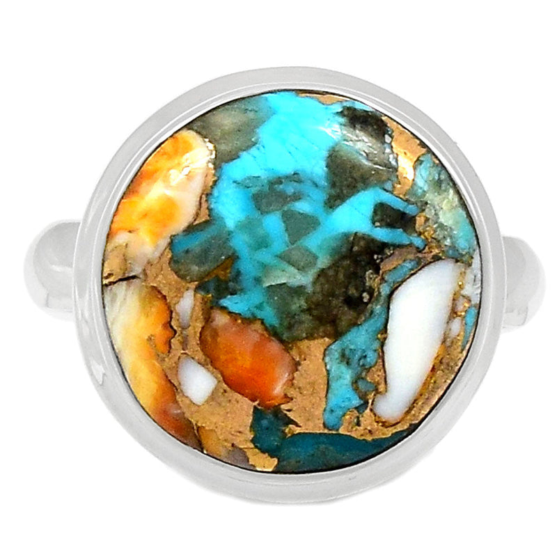 Spiny Oyster Arizona Turquoise Ring - SOTR1556