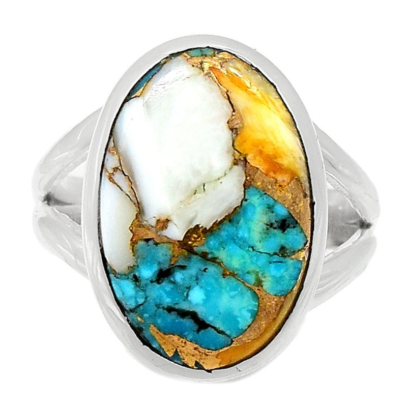 Spiny Oyster Arizona Turquoise Ring - SOTR1557
