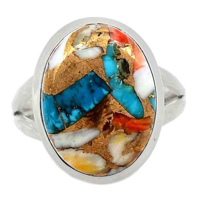 Spiny Oyster Arizona Turquoise Ring - SOTR1568