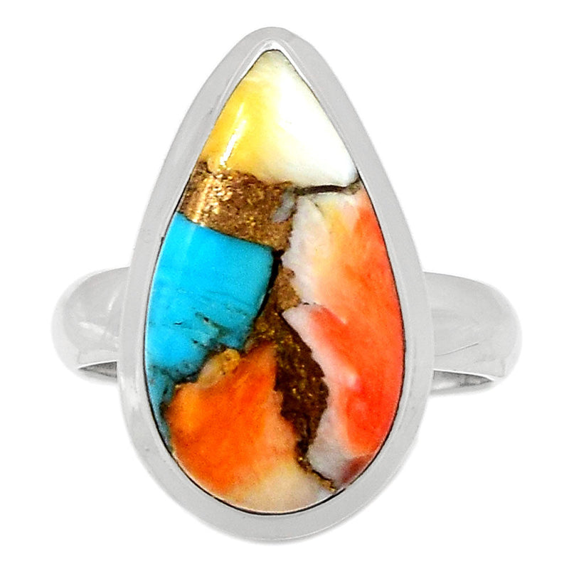 Spiny Oyster Arizona Turquoise Ring - SOTR1573