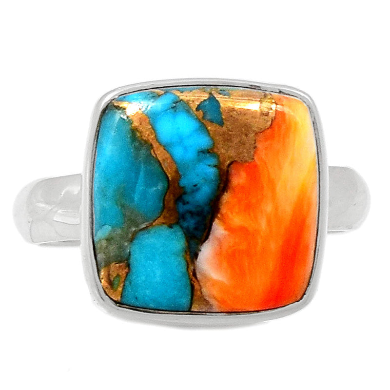 Spiny Oyster Arizona Turquoise Ring - SOTR1574