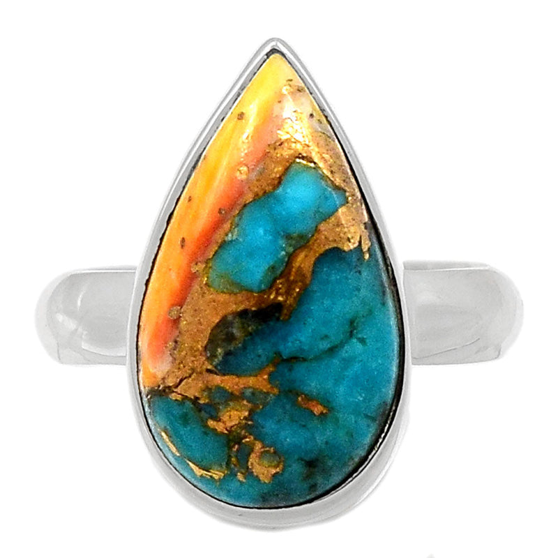 Spiny Oyster Arizona Turquoise Ring - SOTR1576