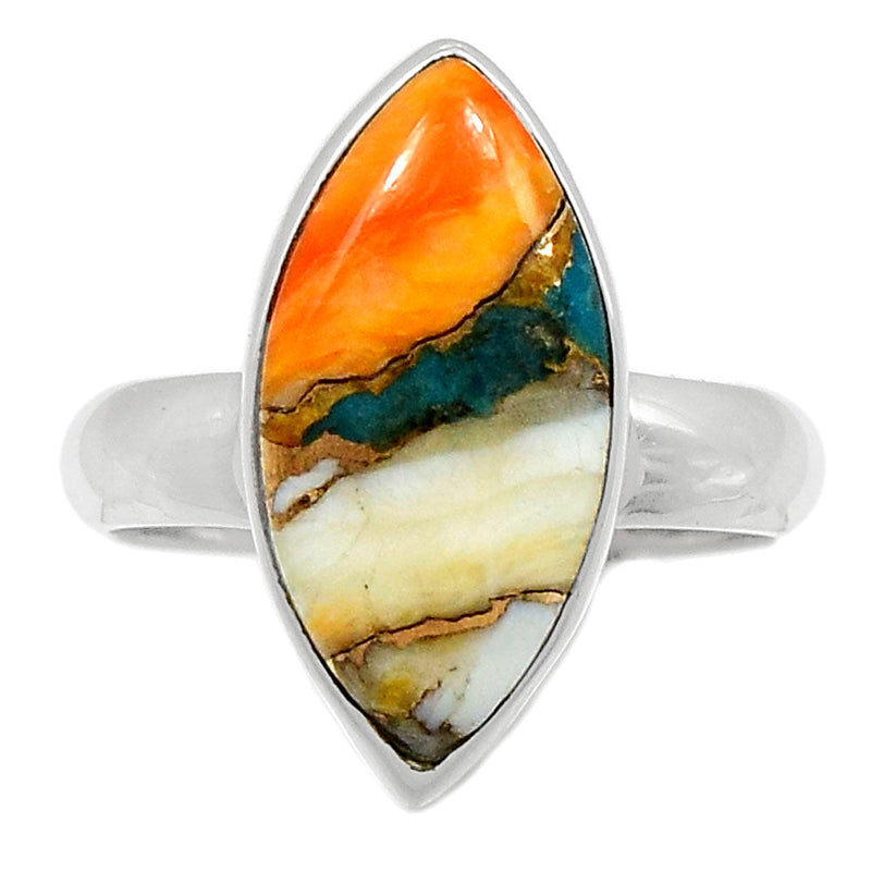 Spiny Oyster Arizona Turquoise Ring - SOTR1588