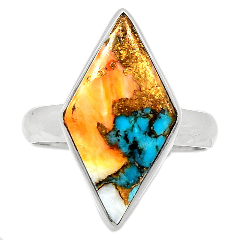 Spiny Oyster Arizona Turquoise Ring - SOTR1596