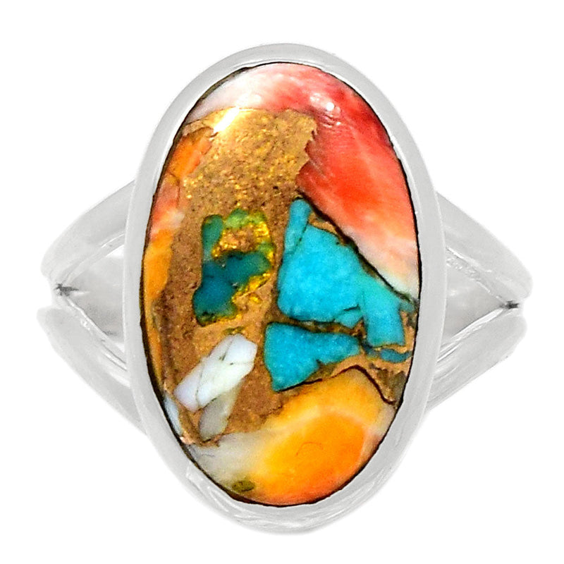 Spiny Oyster Arizona Turquoise Ring - SOTR1604