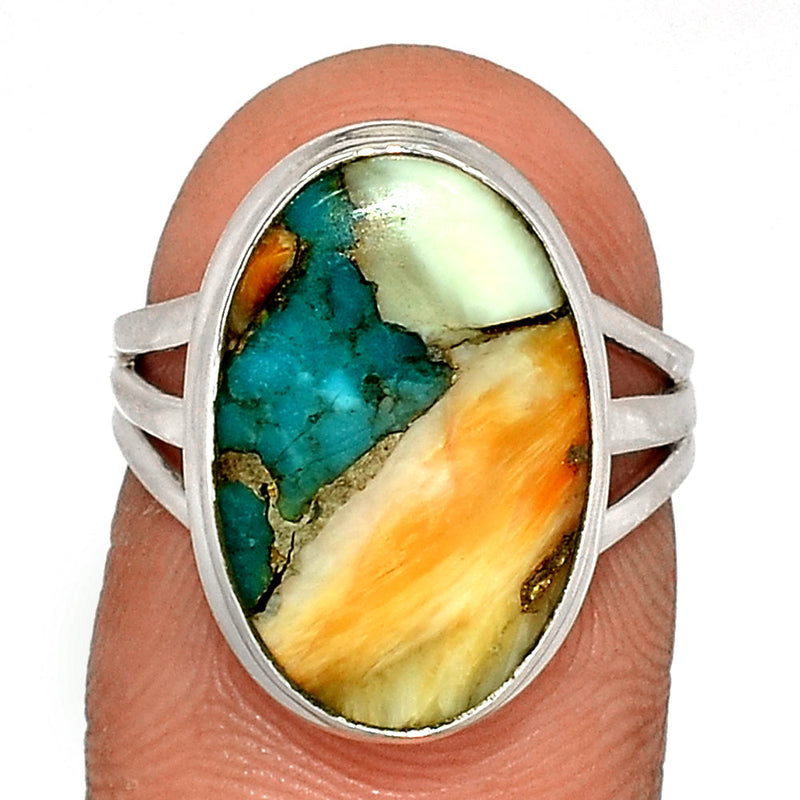 Spiny Oyster Arizona Turquoise Ring - SOTR1635