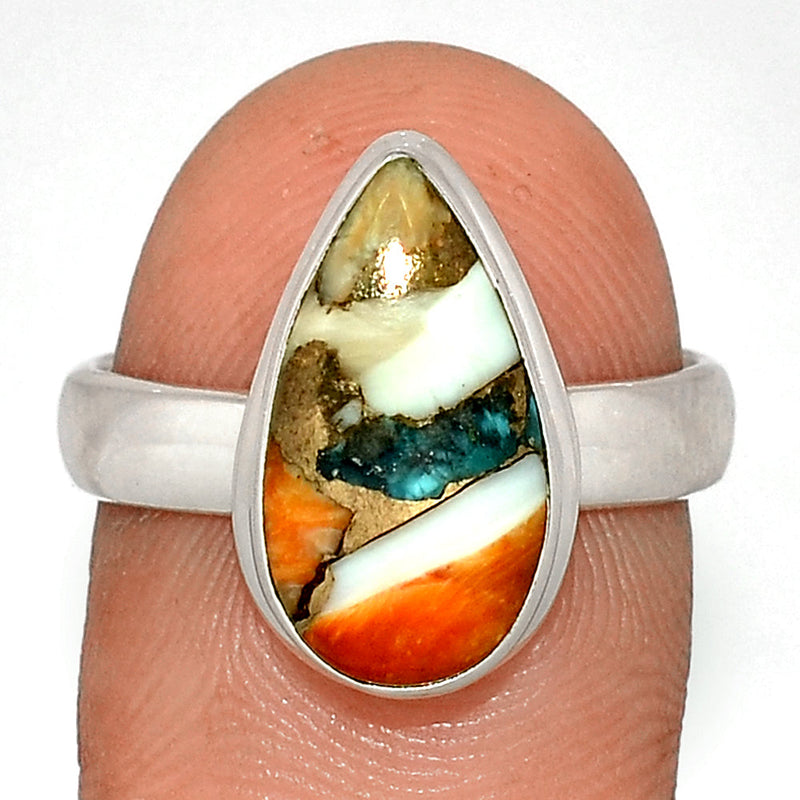 Spiny Oyster Arizona Turquoise Ring - SOTR1647