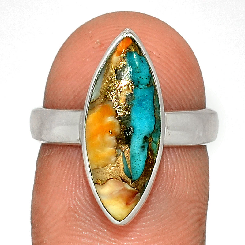 Spiny Oyster Arizona Turquoise Ring - SOTR1652