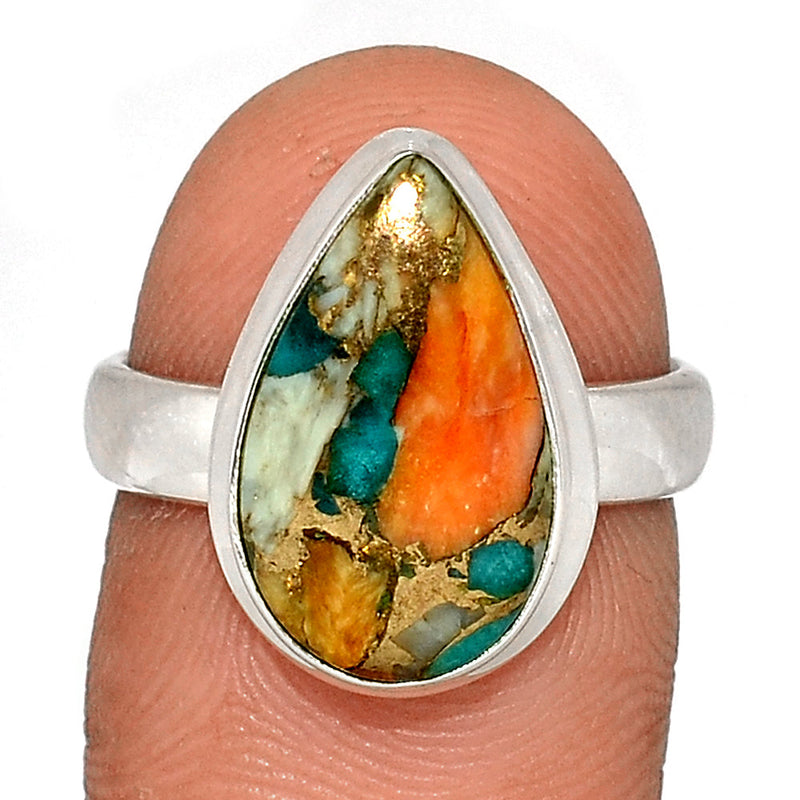 Spiny Oyster Arizona Turquoise Ring - SOTR1660