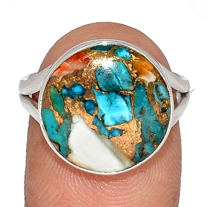 Spiny Oyster Arizona Turquoise Ring - SOTR1671