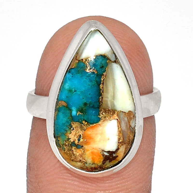 Spiny Oyster Arizona Turquoise Ring - SOTR1682
