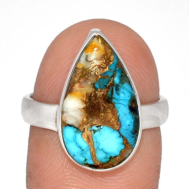 Spiny Oyster Arizona Turquoise Ring - SOTR1686