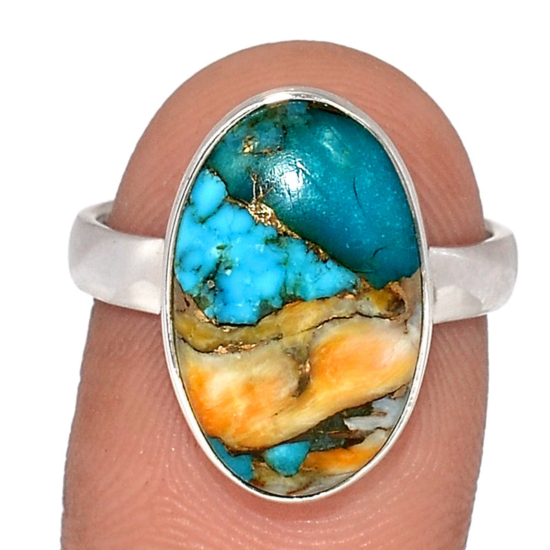 Spiny Oyster Arizona Turquoise Ring - SOTR1690
