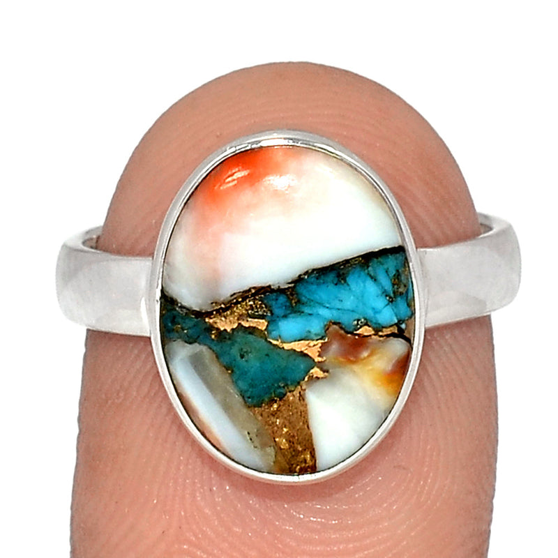 Spiny Oyster Arizona Turquoise Ring - SOTR1691