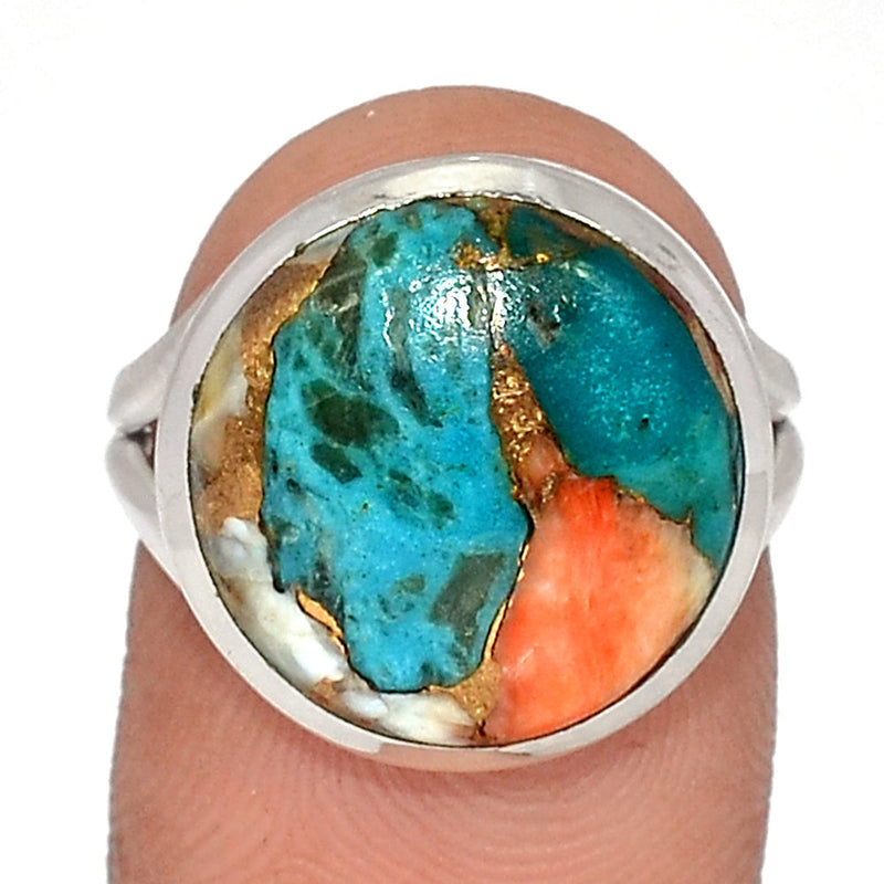 Spiny Oyster Arizona Turquoise Ring - SOTR1693