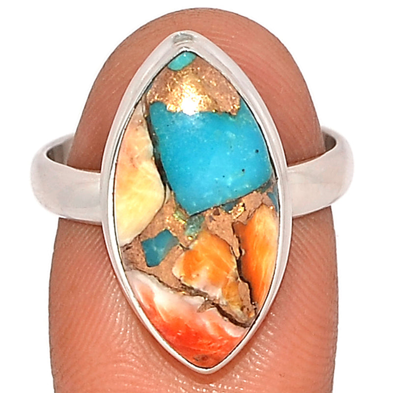 Spiny Oyster Arizona Turquoise Ring - SOTR1770