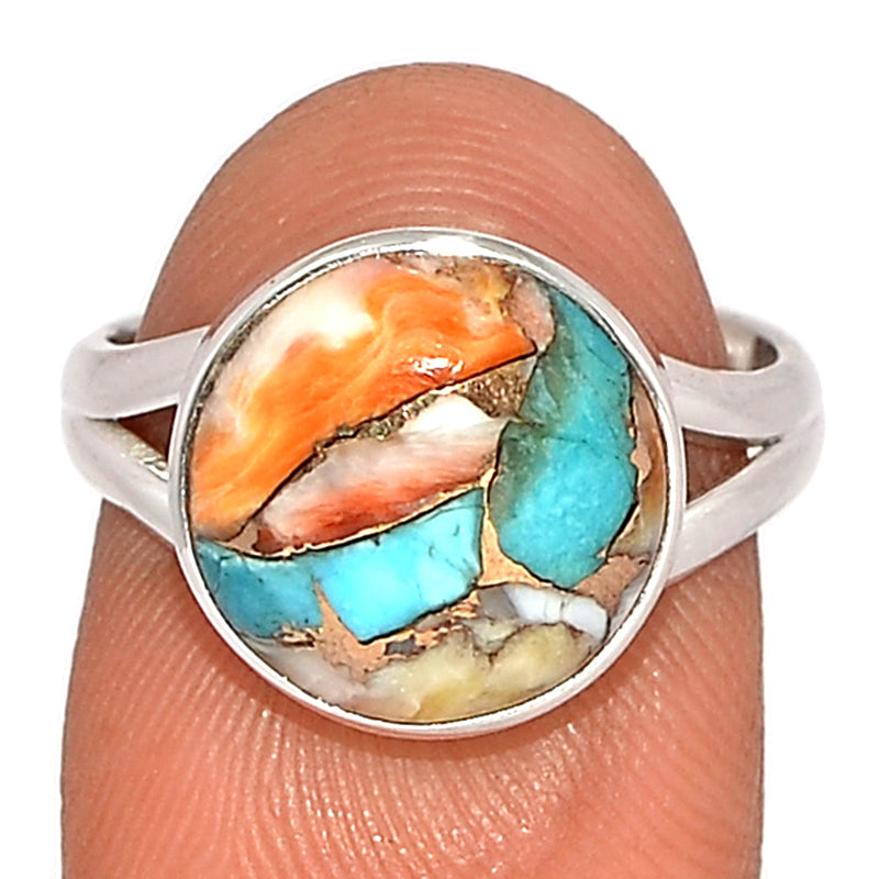 Spiny Oyster Arizona Turquoise Ring - SOTR1773