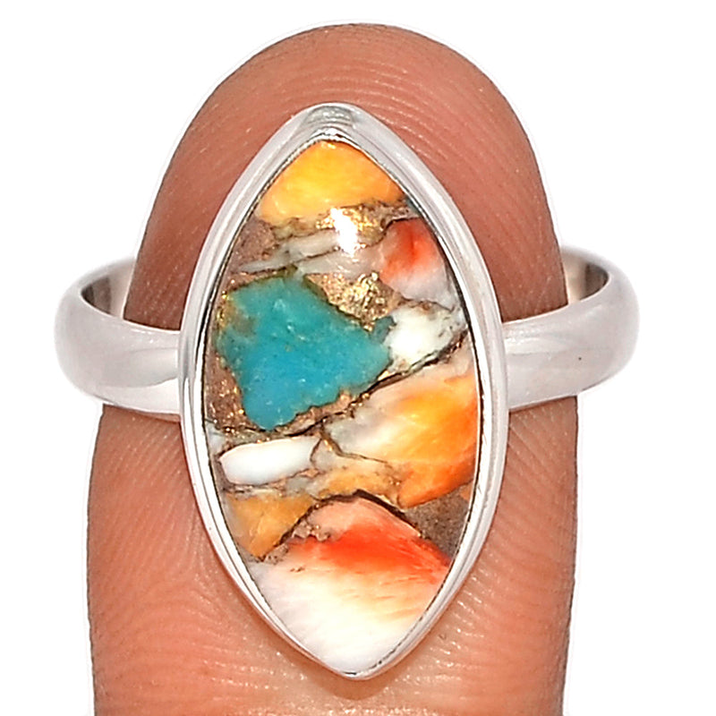 Spiny Oyster Arizona Turquoise Ring - SOTR1775