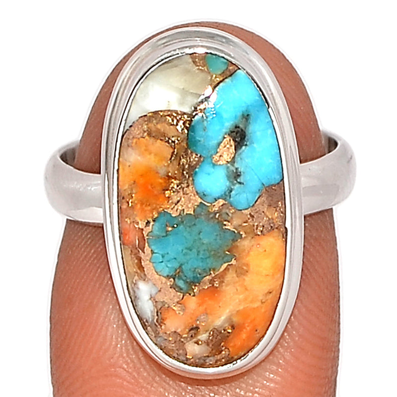 Spiny Oyster Arizona Turquoise Ring - SOTR1779