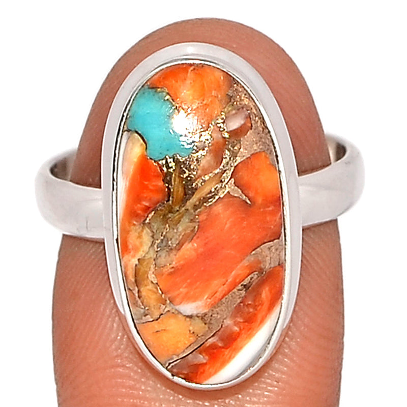 Spiny Oyster Arizona Turquoise Ring - SOTR1781