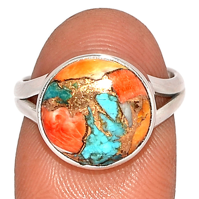 Spiny Oyster Arizona Turquoise Ring - SOTR1792