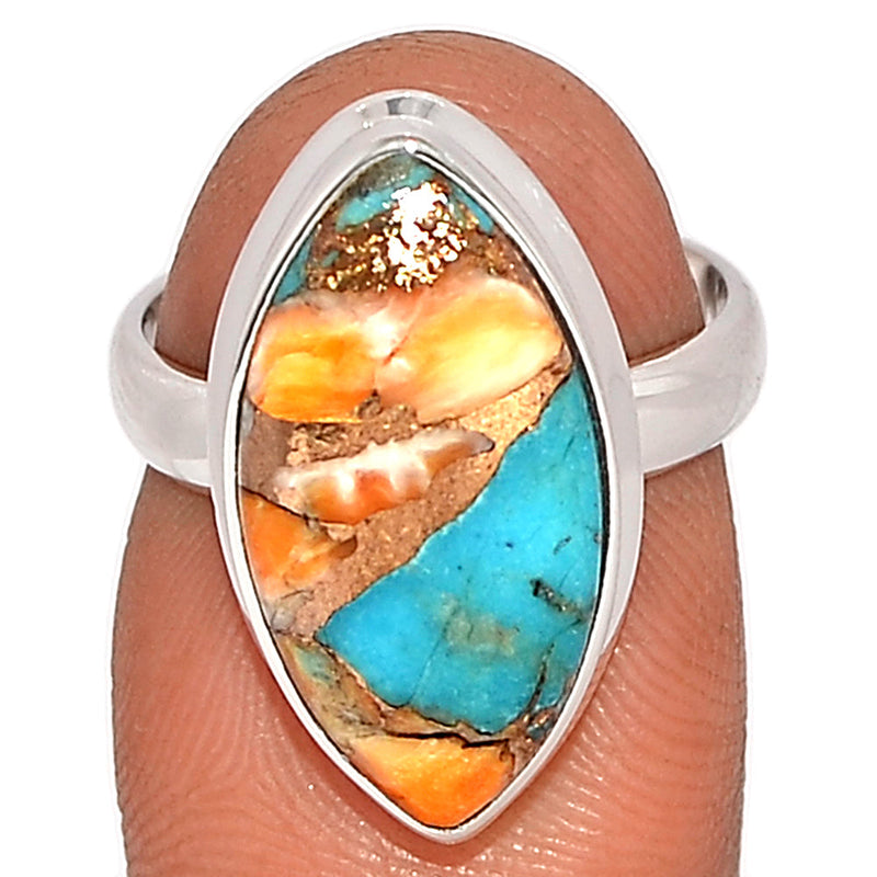 Spiny Oyster Arizona Turquoise Ring - SOTR1794