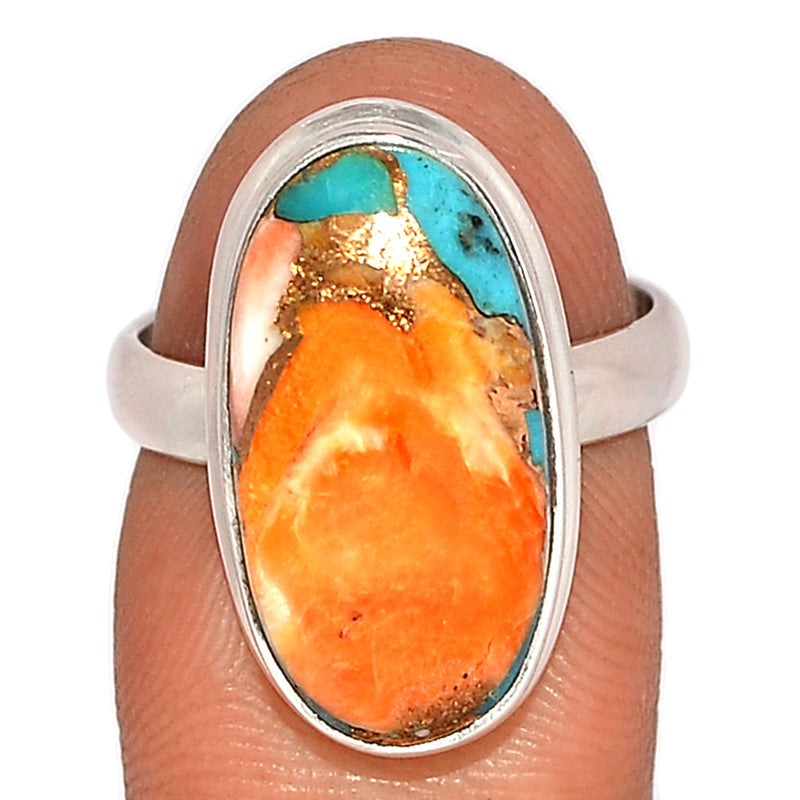 Spiny Oyster Arizona Turquoise Ring - SOTR1802