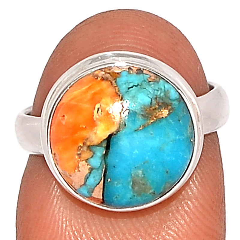 Spiny Oyster Arizona Turquoise Ring - SOTR1815