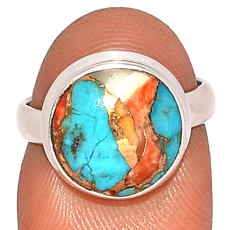Spiny Oyster Arizona Turquoise Ring - SOTR1821