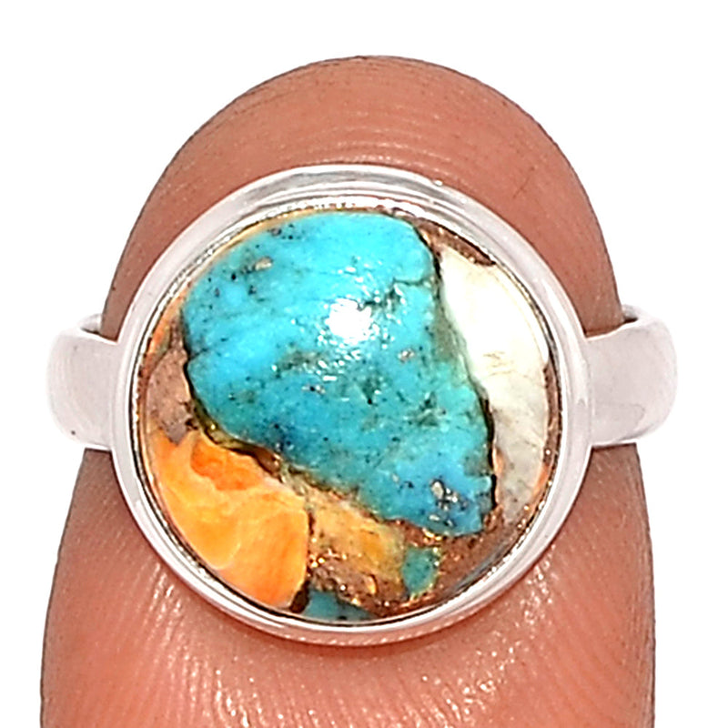 Spiny Oyster Arizona Turquoise Ring - SOTR1825