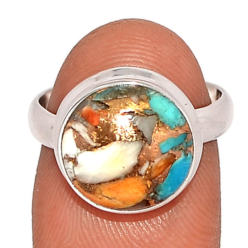 Spiny Oyster Arizona Turquoise Ring - SOTR1828