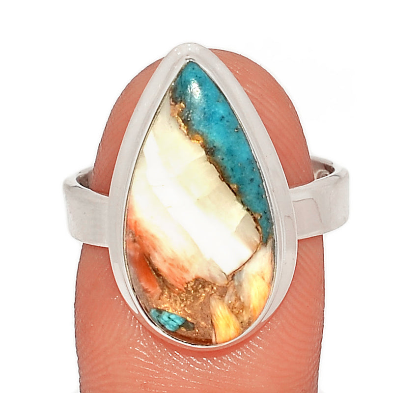 Spiny Oyster Arizona Turquoise Ring - SOTR2001