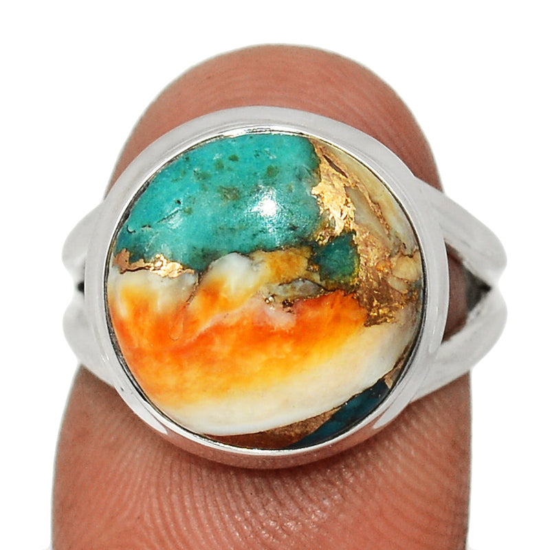 Spiny Oyster Arizona Turquoise Ring - SOTR2056