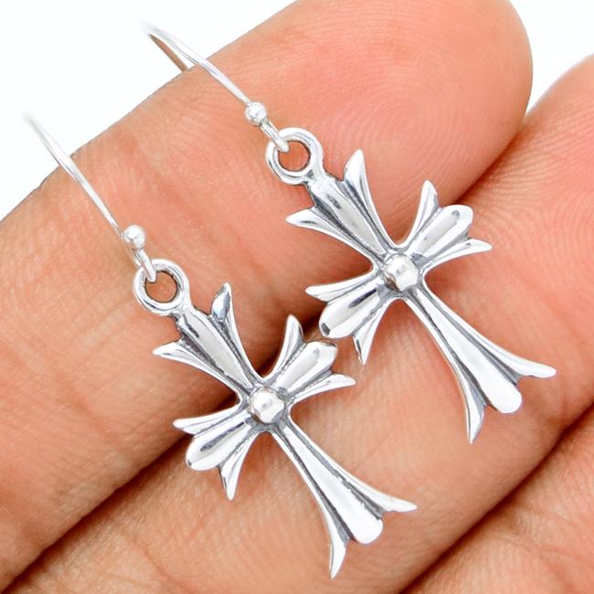 1.3" Cross Silver Jewelry - SPJ2006