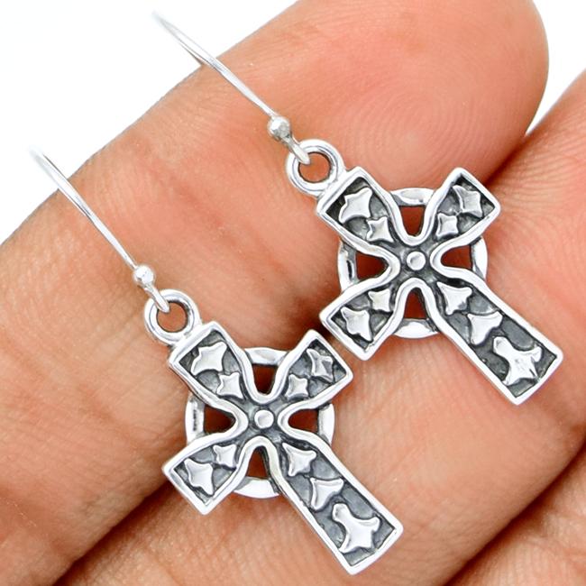 1.2" Cross Silver Jewelry - SPJ2014