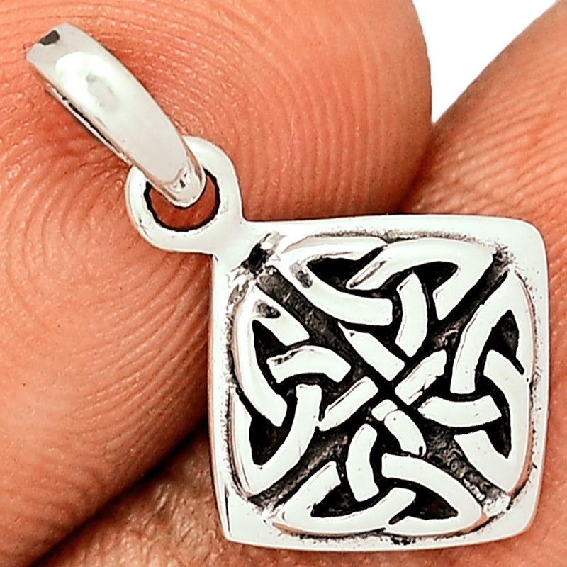 0.7" Celtic Silver Jewelry Pendants - SPJ2015
