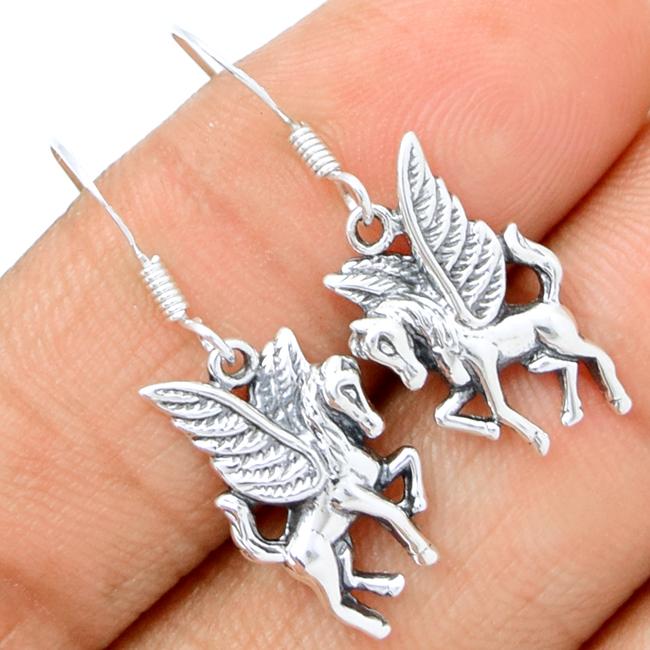 1.2" Pegasus / Flying Horse Silver Jewelry - SPJ2024