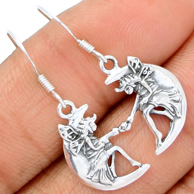1.2" Moon Fairy Silver Jewelry - SPJ2071