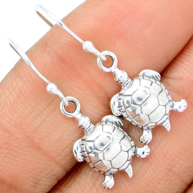 1.2" Tortoise Silver Jewelry - SPJ2080